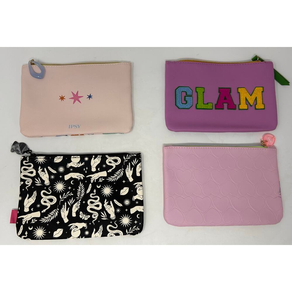 Ipsy Glamour‎ Black and White Mystical Cosmetic Bag